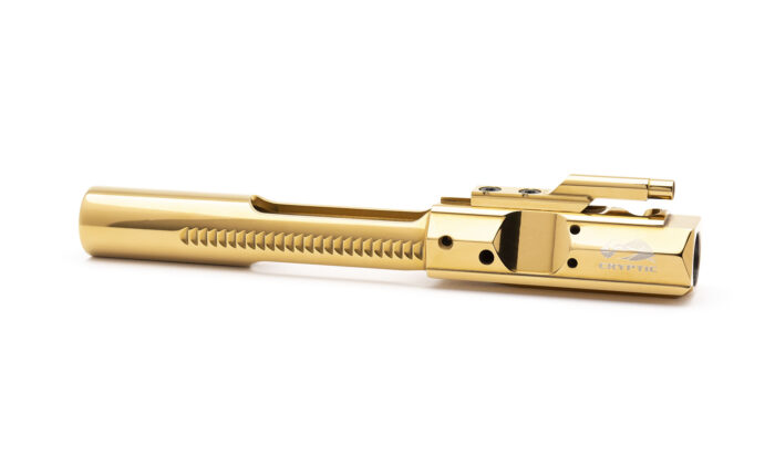 AR10 Steel Bolt Carrier w/ Key - Mystic Gold