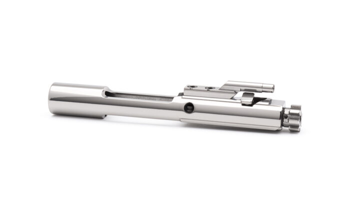 AR15 Steel Bolt Carrier Group - Left Hand - Mystic Silver