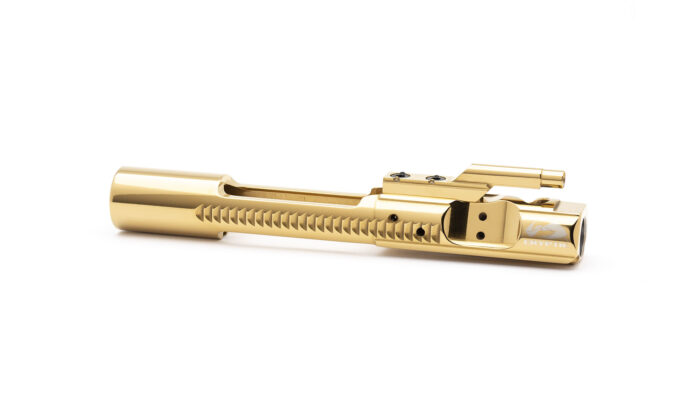 AR15 Steel Bolt Carrier w/ Key - Mystic Gold