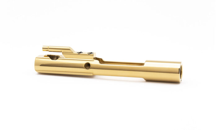 AR15 Steel Bolt Carrier w/ Key - Mystic Gold